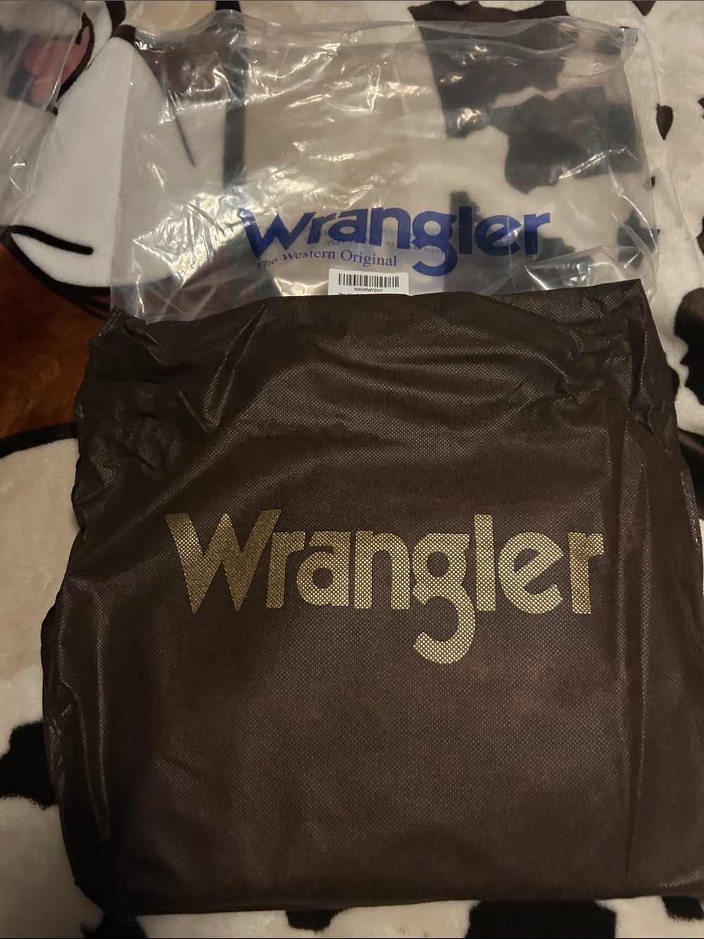 Wrangler tan tote new
